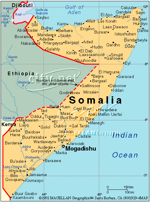 Somalia Map